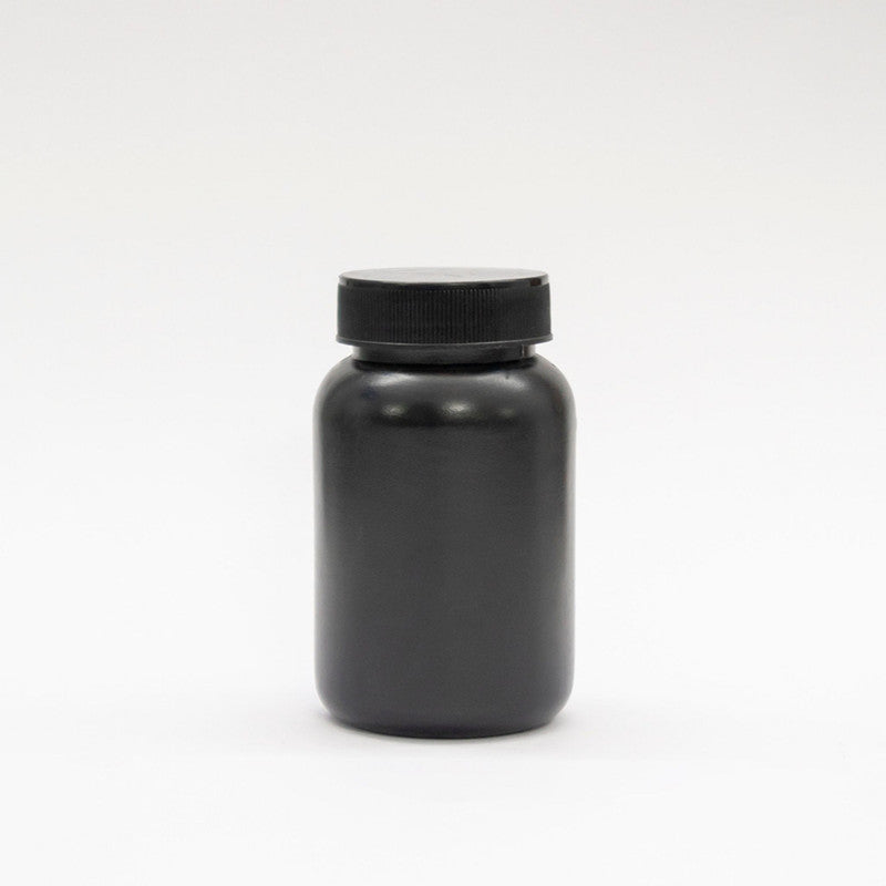 150ml hdpe black empty bottle